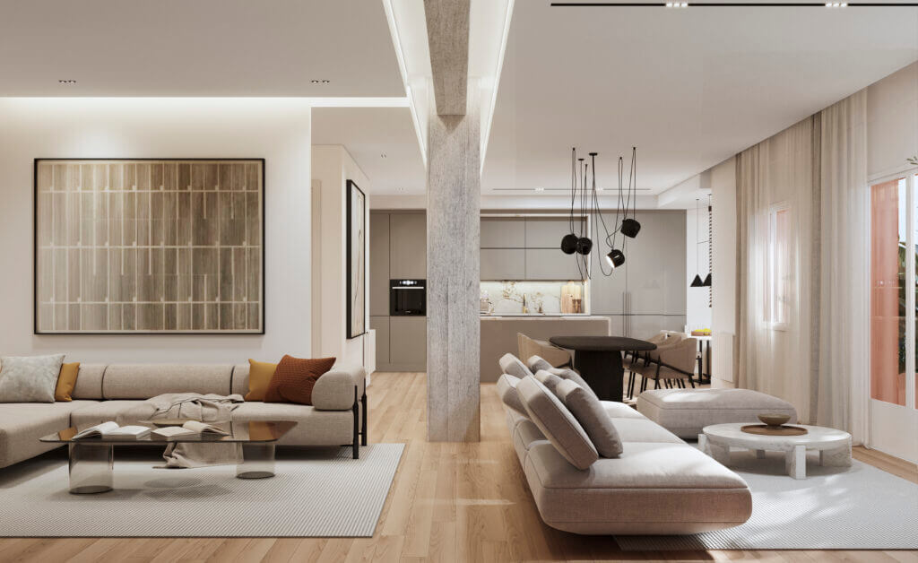 Salón-Comedor-Cocina